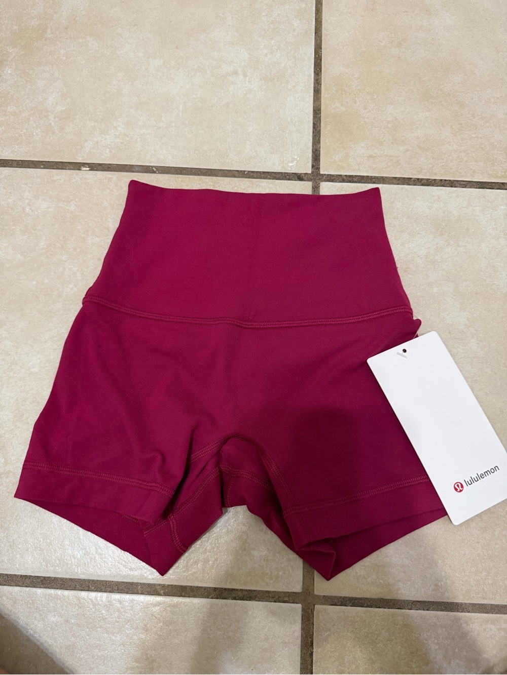 lululemon athletica Align High-Rise Short 4" - Deep Berry